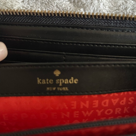 NEW Kate Spade ♠️ New York Spencer Cabana Polka Dot Wallet - Picture 7 of 9